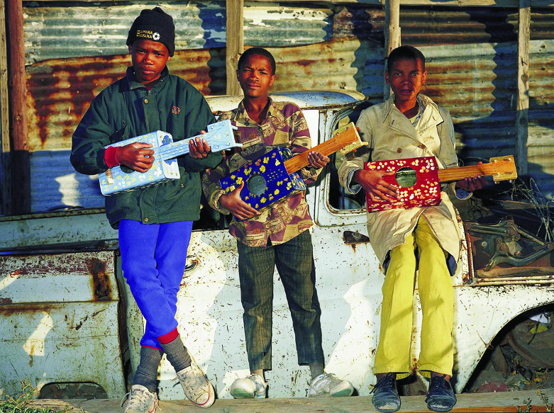 Soweto Straßenmusikanten